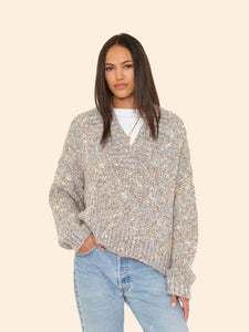 Xírena Light Blue Melange Keyes Sweater